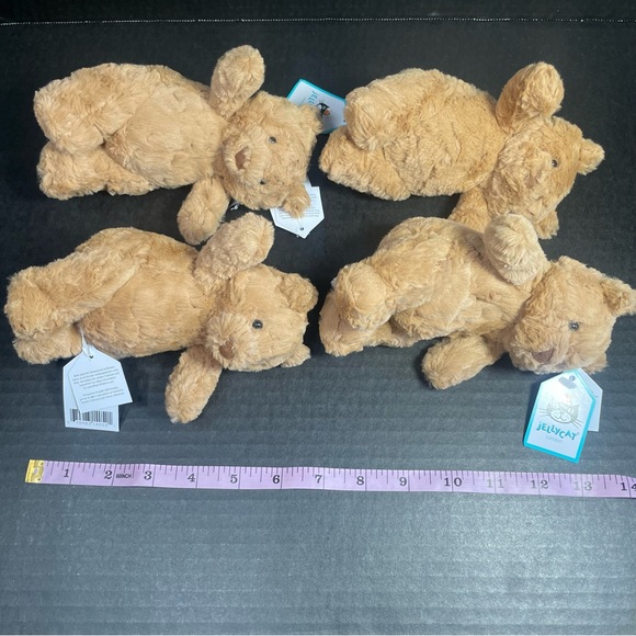 ONE BNWT JELLYCAT TINY BARTHOLOMEW BEAR - Picture 9 of 14